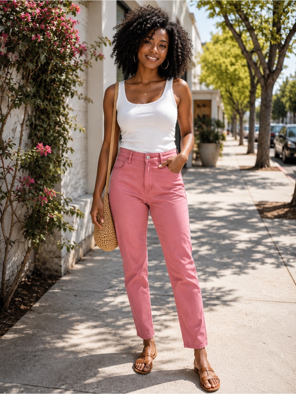 Women’s Curve Fit Jeggings in Dusty Rose